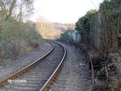 Brecon and Merthyr Railway, Bassaleg Station, December 2005